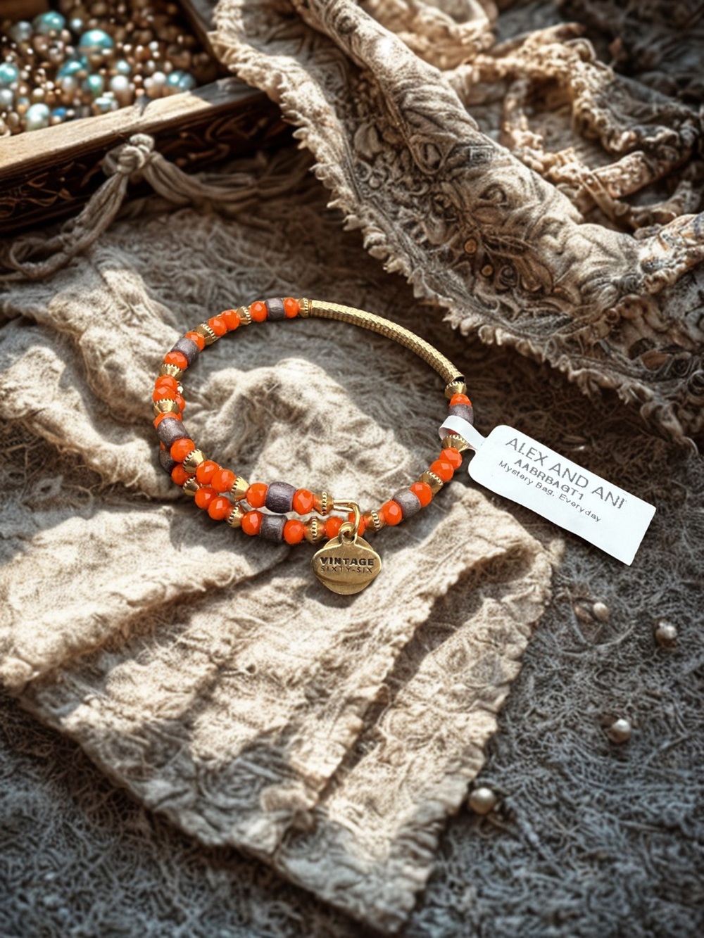 š§”ALEX & ANIš§”Vintage 66 Canyon Sunrise Beaded Wrap Bracelet/NWT